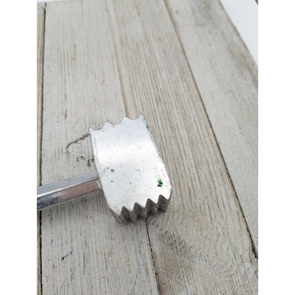 Aluminum #1 Meat Tenderizer Double Textured Sides 8" Taiwan - Picture 5 of 7